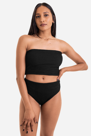 Bacon Bikinis Bikini Top Clifton Top // Black